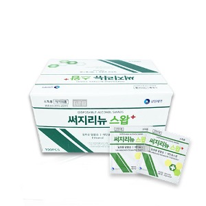 써지리뉴 스왑 [100매] / 다용도 소독 클리너 알콜솜 에탄올스왑 반영구재료